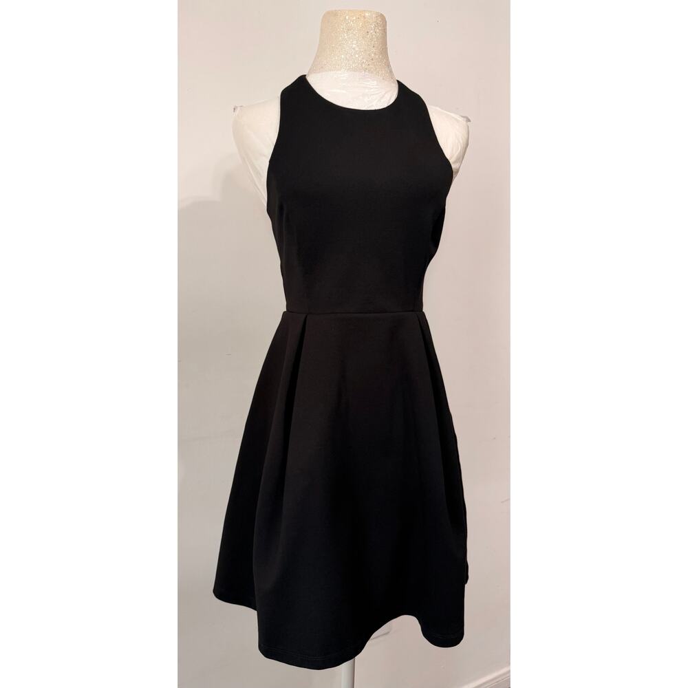 Lulus Black Little Black Dress sz S. soft glam date night romantic LBD aesthetic